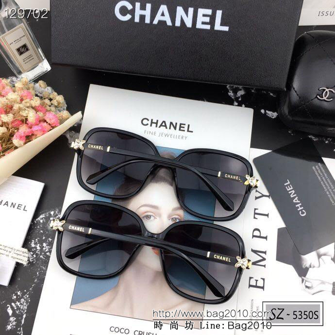 CHANEL香奈兒 2018新款 小香太陽鏡 PC鏡架 遮擋有害光線防輻射 5350S  lly1570